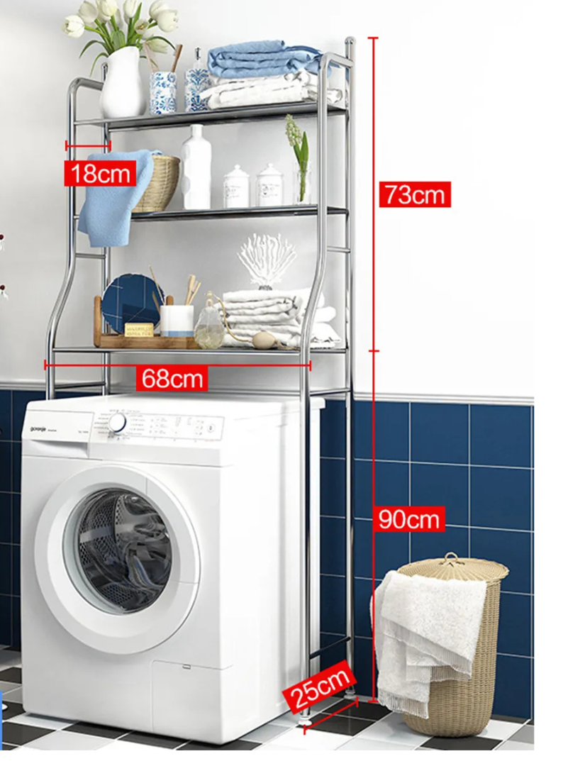 Bathroom or Washing Machine Storage Rack