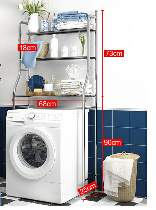 Bathroom or Washing Machine Storage Rack